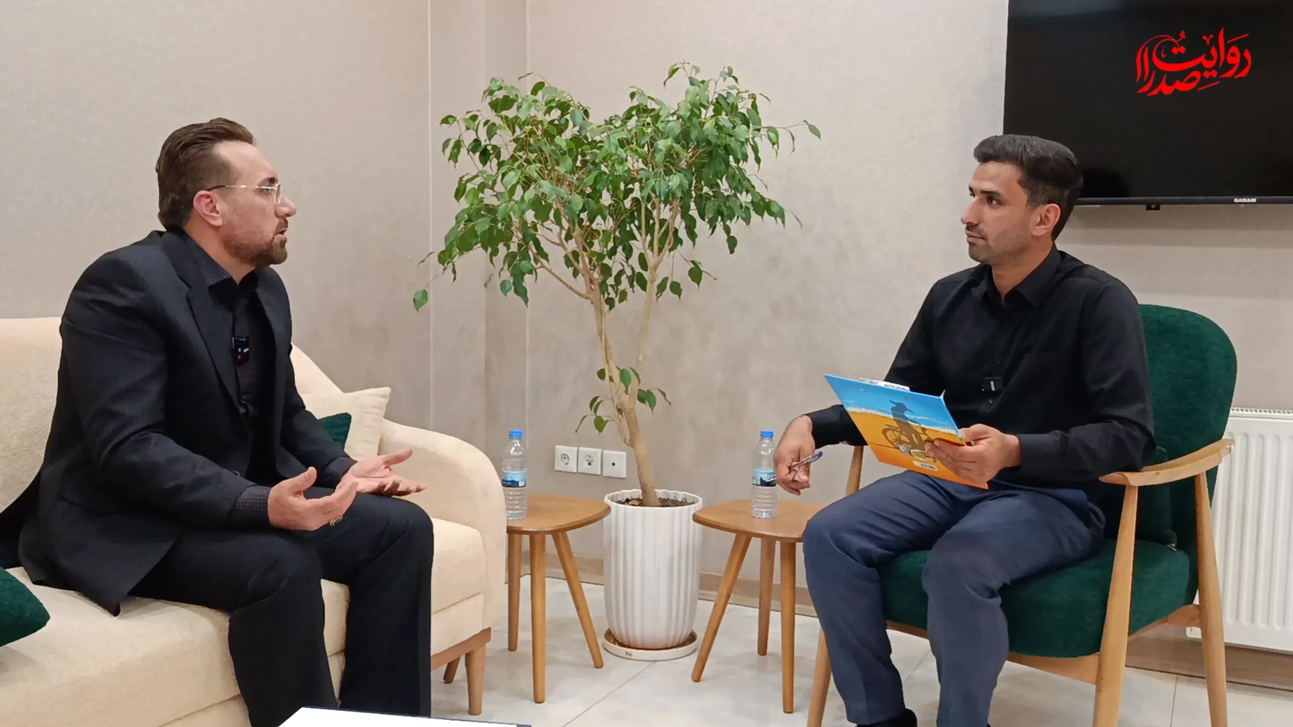 گفتوگوی مهندس احمد خلیلی و مهندس امیر علی ملکزاده شهردار اسبق شهر صدرا